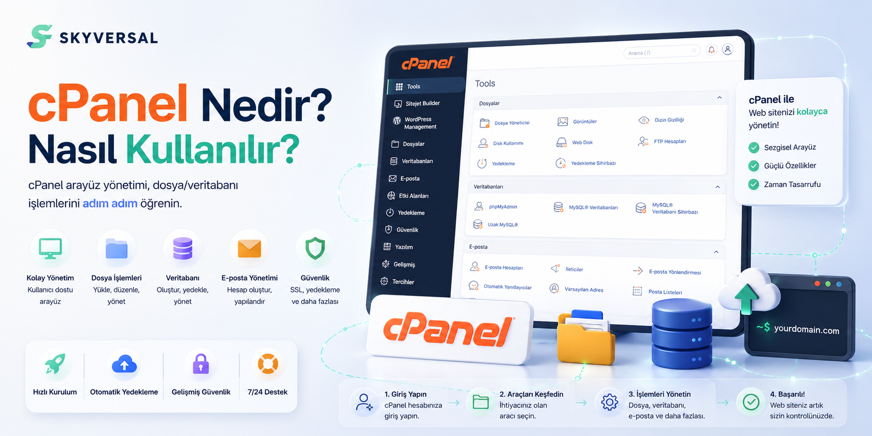 cPanel Nedir? Nasıl Kullanılır?